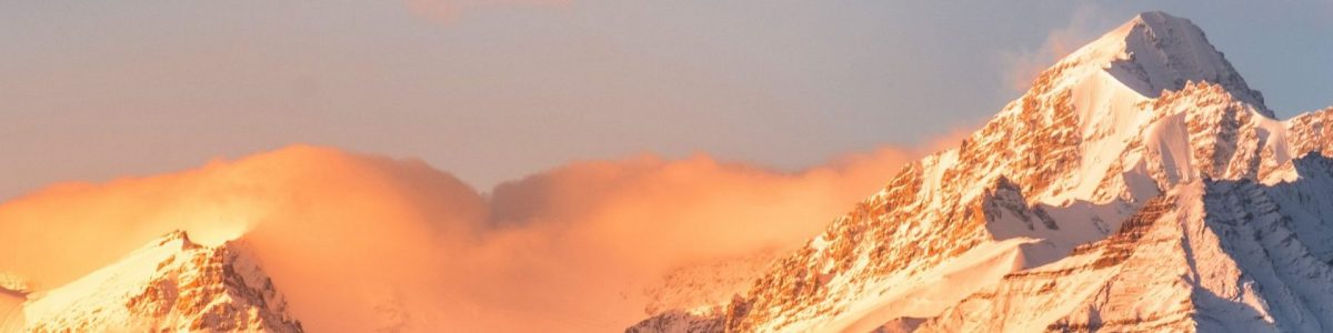 Snow Mountain View of Leh Ladakh District ,Norther part of India